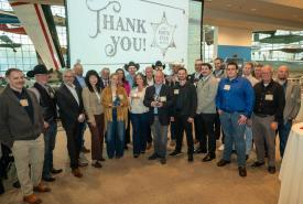 A group photo of the 2026 North Star Award winners, NWSA leadership and Managing Members. 